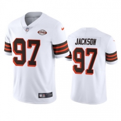 Cleveland Browns 97 Malik Jackson Nike 1946 Collection Alternate Vapor Limited NFL Jersey White