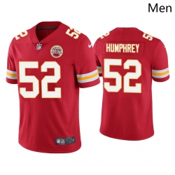 Men Kansas City Chiefs #52 Creed Humphrey Vapor Limited Red Jersey