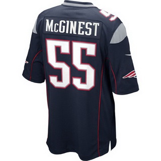 Men's New England Patriots #55 Willie McGinest Navy Blue Retired Player NFL Nike Elite Jersey