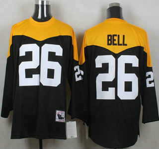 Men's Pittsburgh Steelers #26 LeVeon Bell Black 1967 Home Throwback NFL Jersey