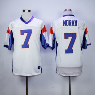 Men's The Movie Blue Mountain State #7 Alex Moran White Football Jersey