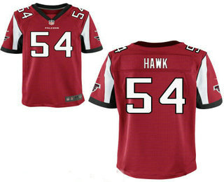 Men's Atlanta Falcons #54 A. J. Hawk Red Team Color Stitched NFL Nike Elite Jersey