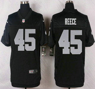 Oakland Raiders #45 Marcel Reece Nike Black Elite Jersey