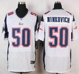 New England Patriots #50 Rob Ninkovich White Road NFL Nike Elite Jersey