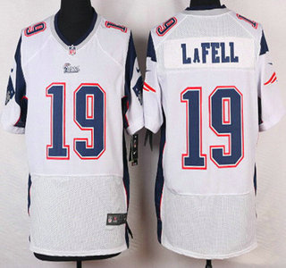 New England Patriots #19 Brandon LaFell White Road NFL Nike Elite Jersey