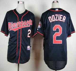 Men's Minnesota Twins #2 Brian Dozier New Navy Blue Jersey